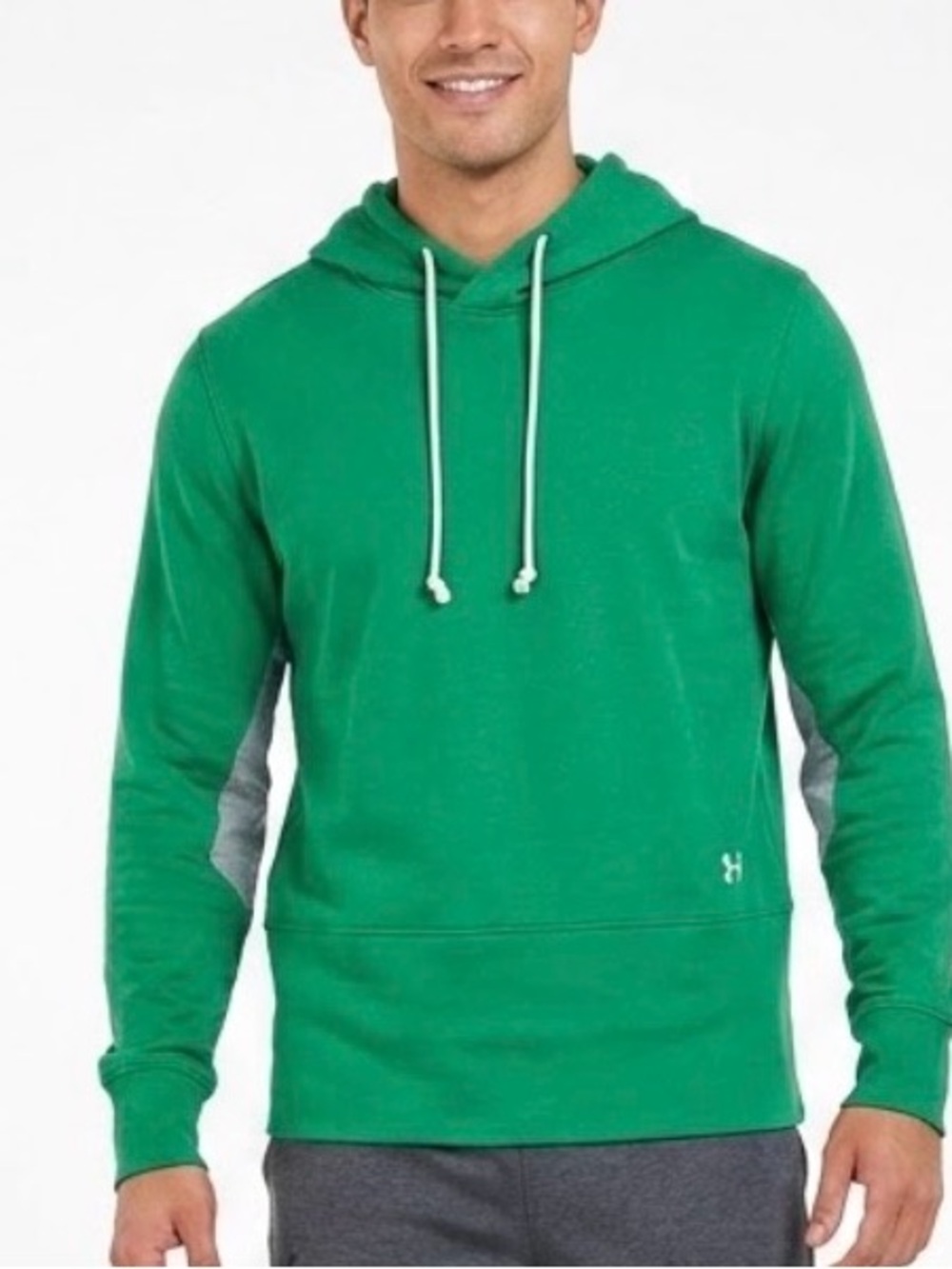 Under Armour Men's Green Pullover Hoodie size L